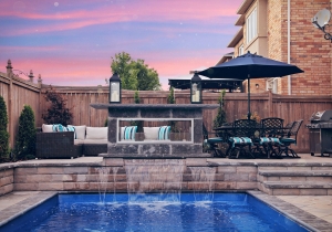 Outdoor patio and hardscaping by Seven Stones Landscape