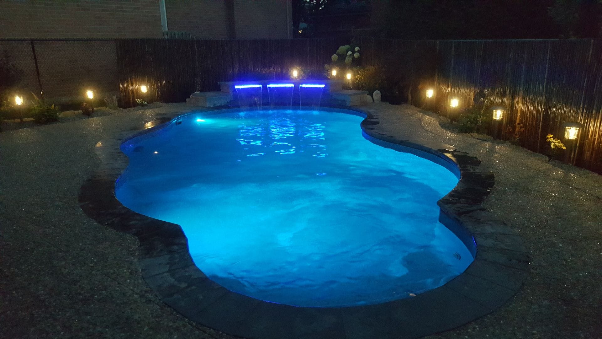Pool surround installation Hamilton