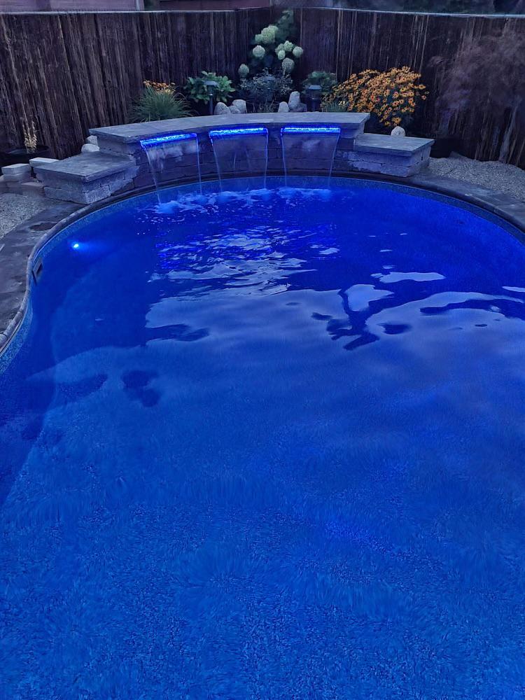 Poolside hardscaping project Ancaster